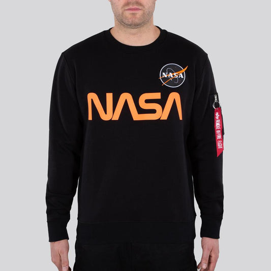 NASA Reflective Sweater - black/reflective orange