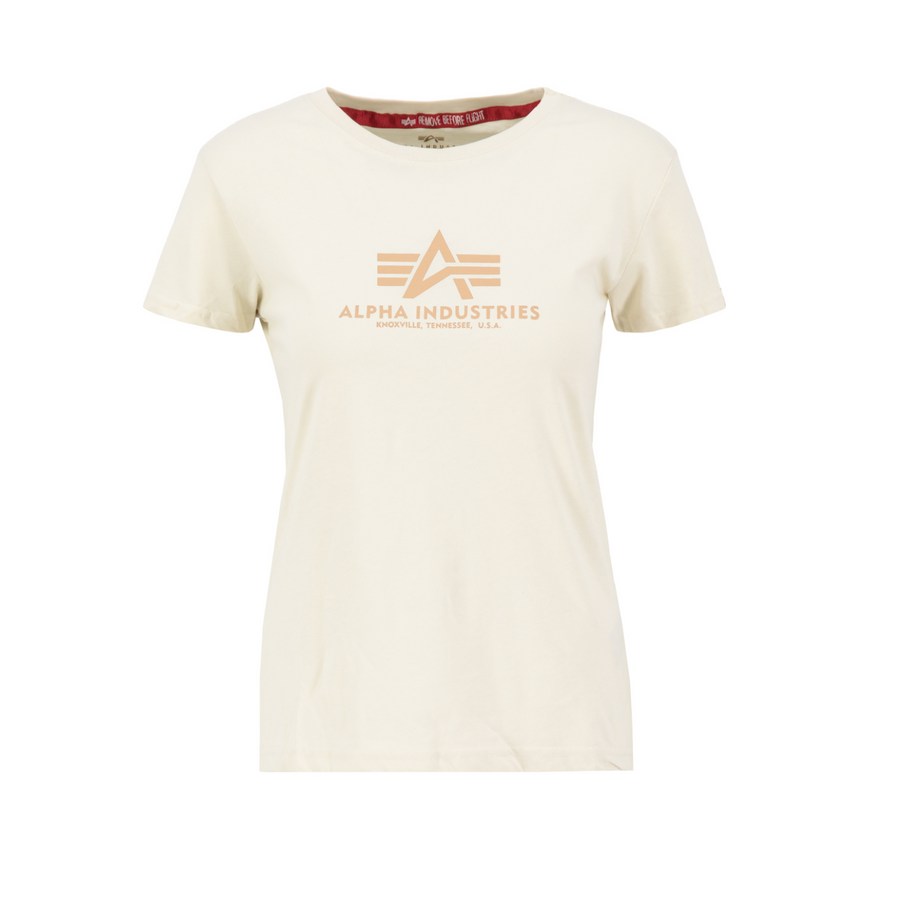 New Basic T Woman - vintage white/gold