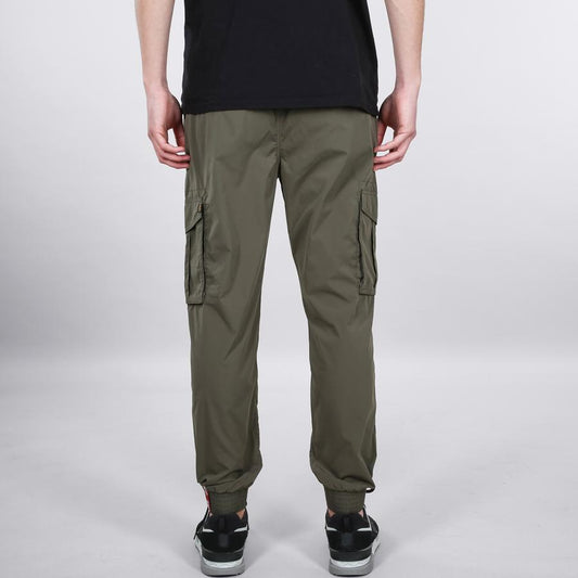 Nylon Cargo Jogger - dark olive