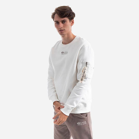 Organics EMB Sweater - organic white