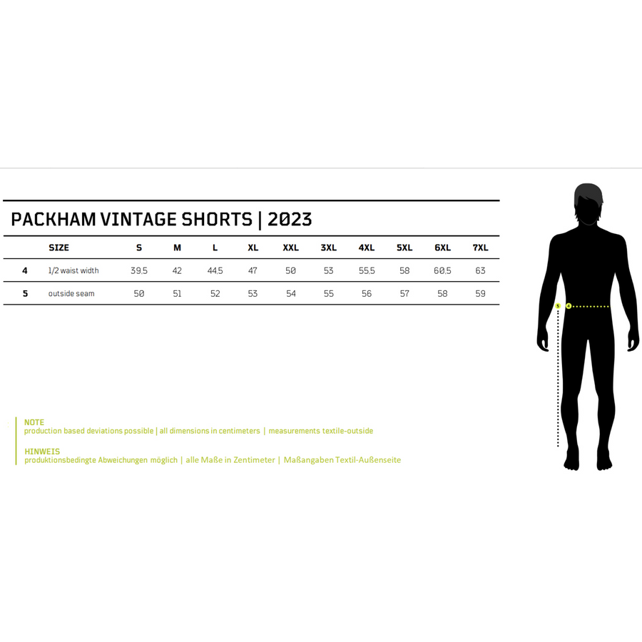 Packham Vintage Short - black