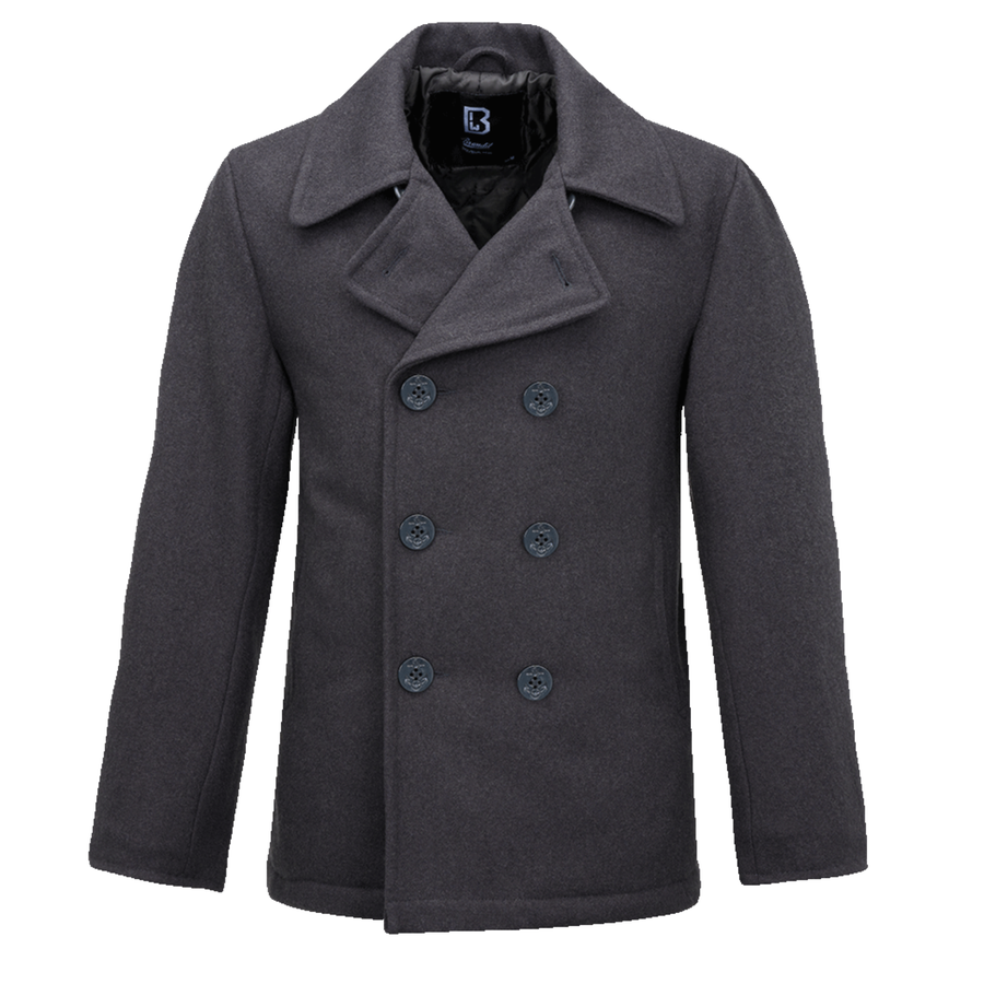 Pea Coat - anthracite