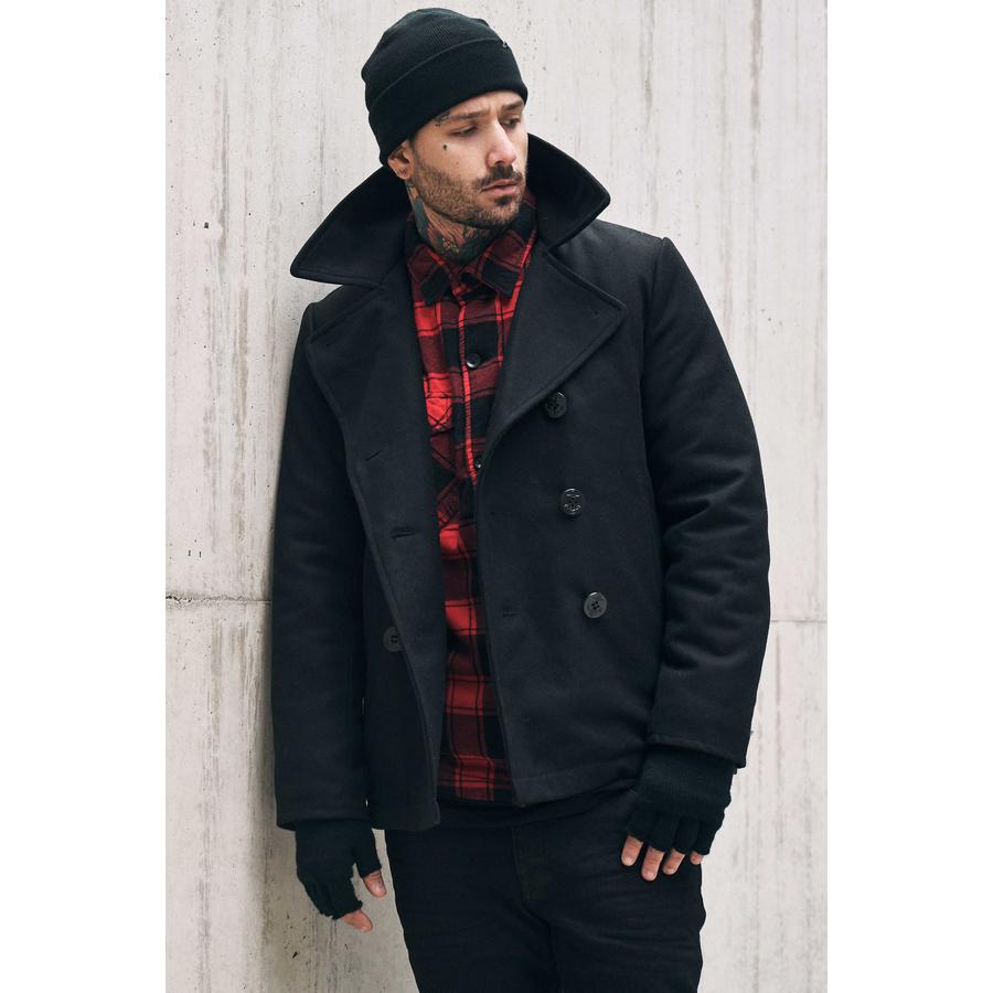 Pea Coat - black