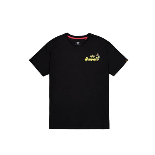 Pearl Harbor Back Print T-Shirt - black