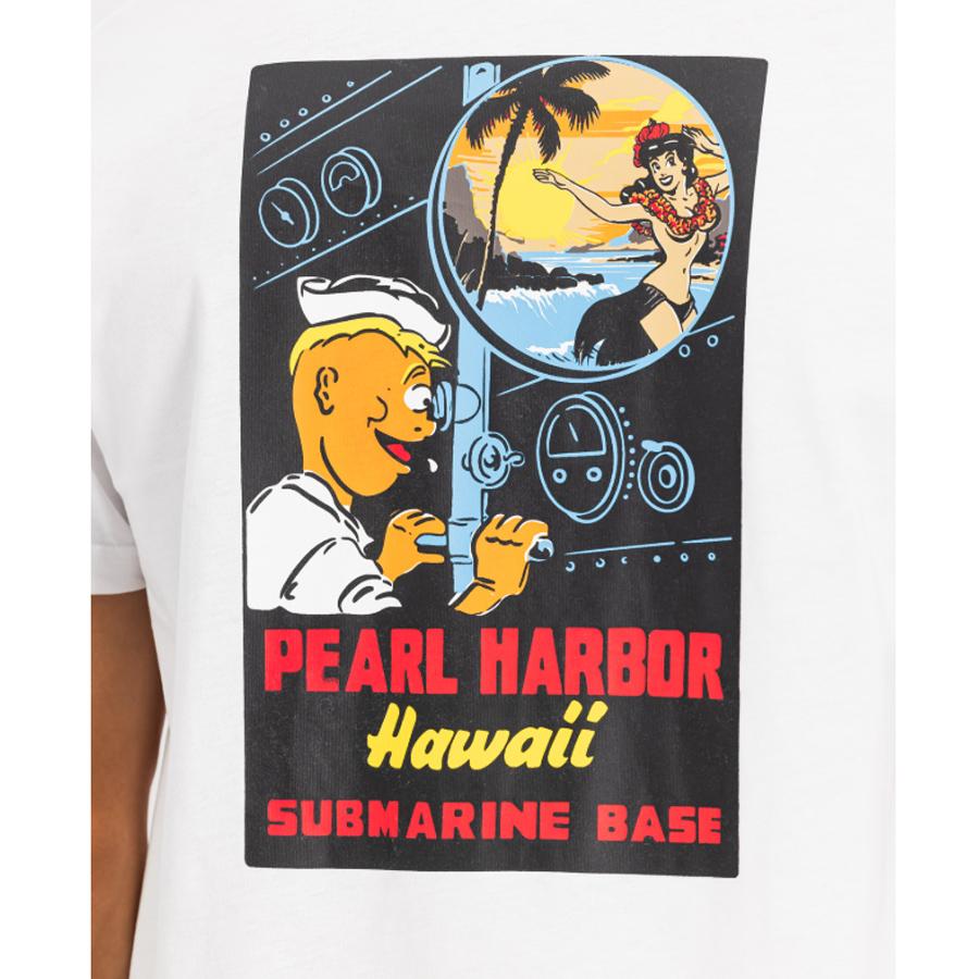 Pearl Harbor Back Print T-Shirt - white