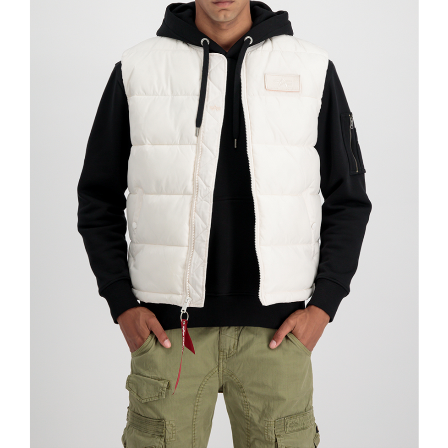 Puffer Vest LW - jet stream white