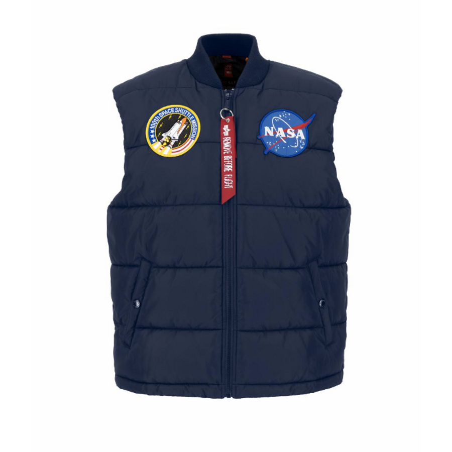 Puffer Vest NASA - replica blue