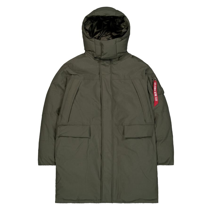 Puffer Parka - dark olive