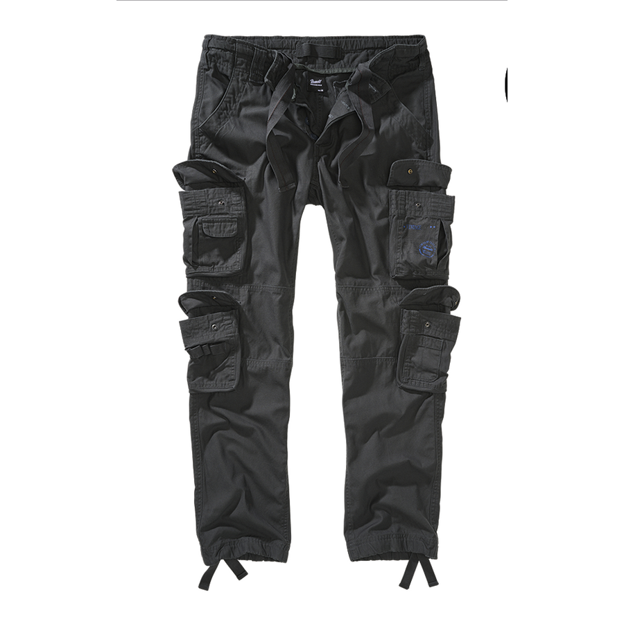 Pure Slim Fit Trousers - anthrazit