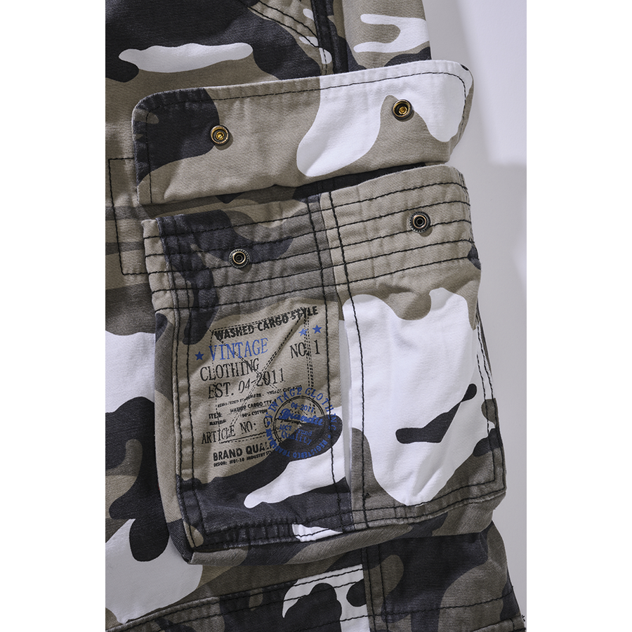 Pure Slim Fit Trousers - urban camo