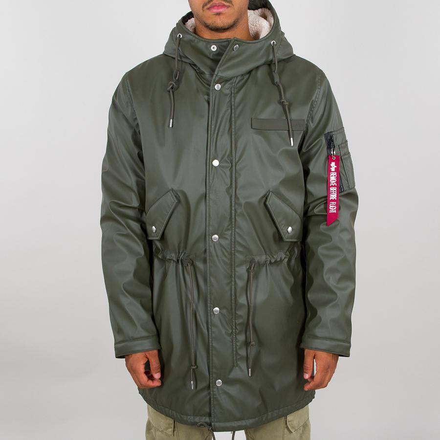 Raincoat TL - dark olive
