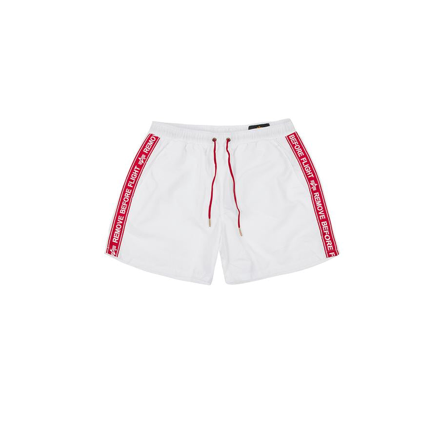 RBF Tape Swim Short - white
