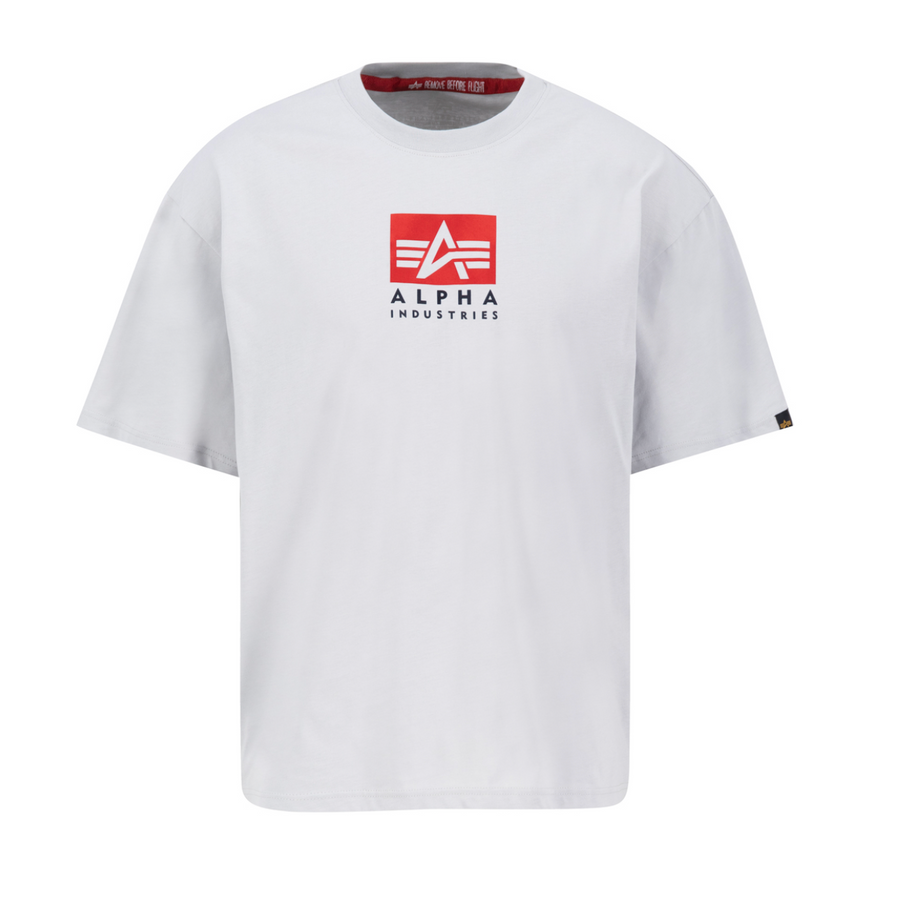 Satin Logo T - pastel grey