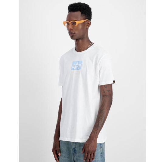 Satin Logo T - white