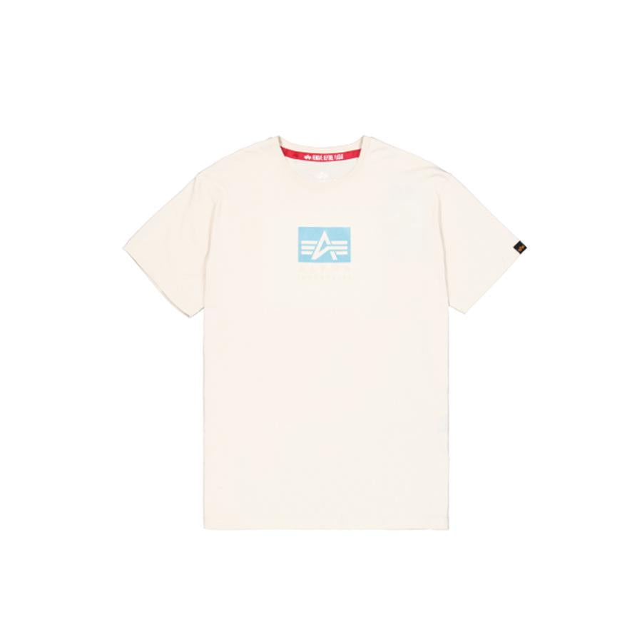 Satin Logo T - vintage white