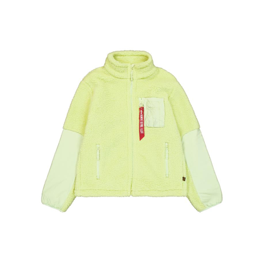 Sherpa Zip-Jacket - arctic lime