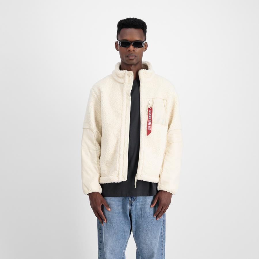 Sherpa Zip-Jacket - off white