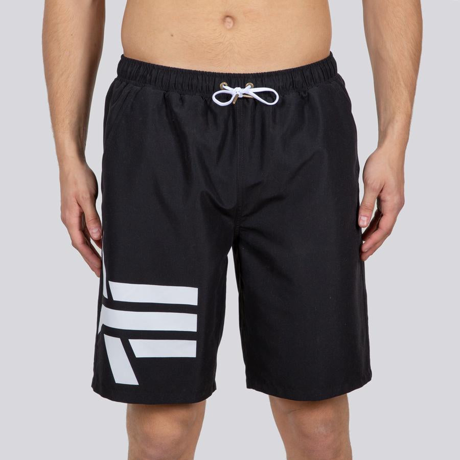 Side Print Board Short - black