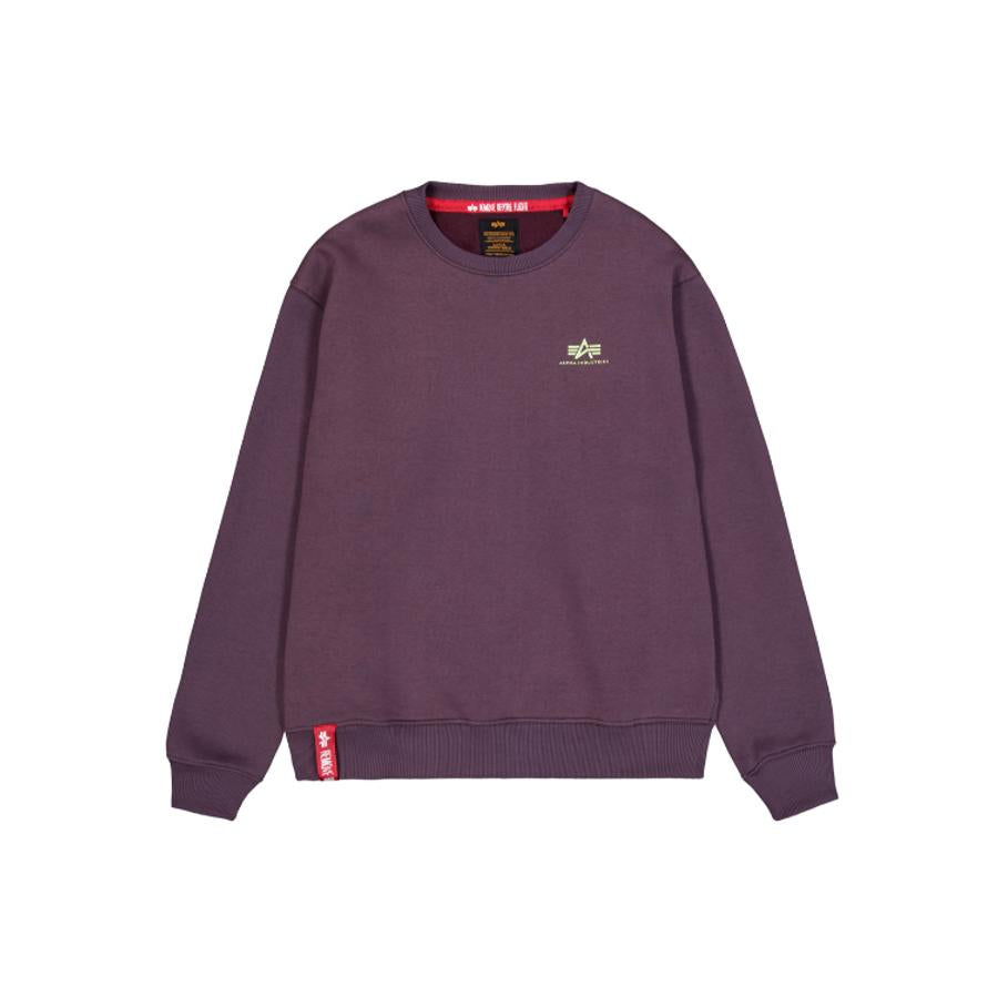 Basic Sweater Small Logo - plum