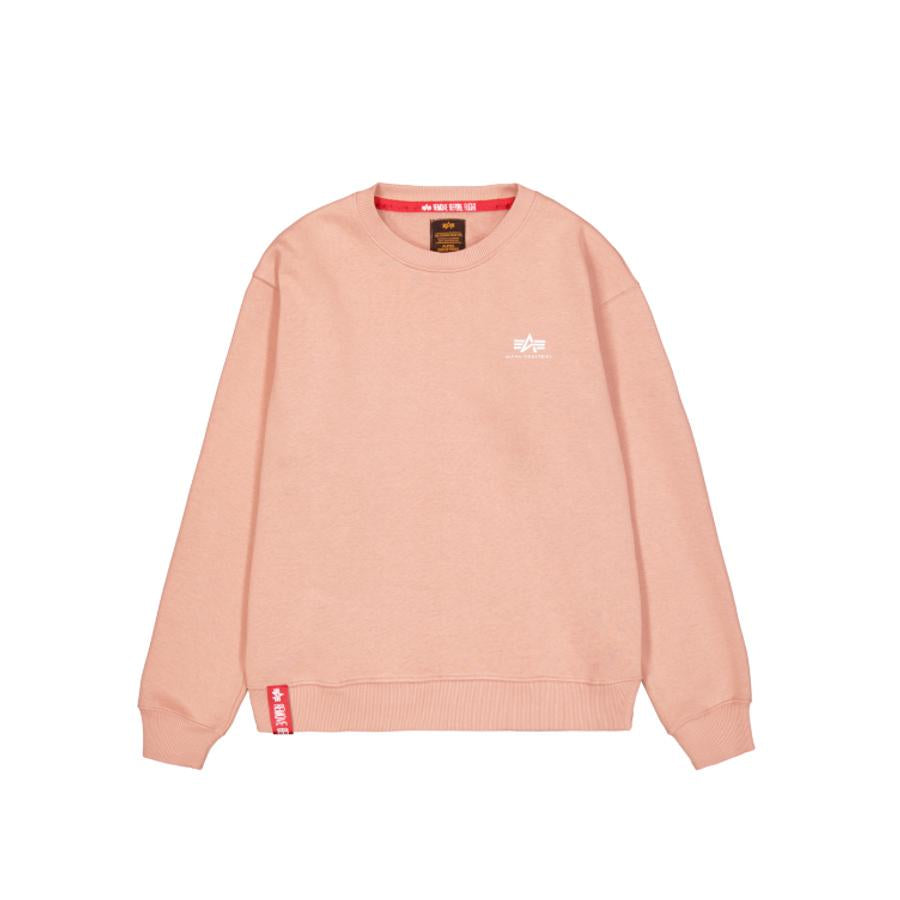 Basic Sweater Small Logo - dusty coral