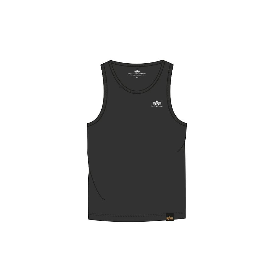 Small Logo Tank - black