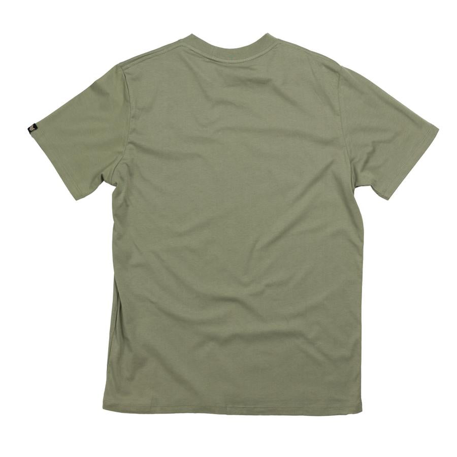 Army T - olive/white