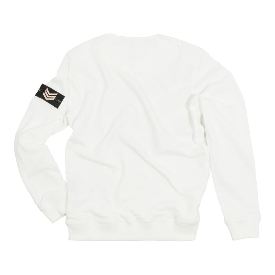 Big Logo Sweater - white