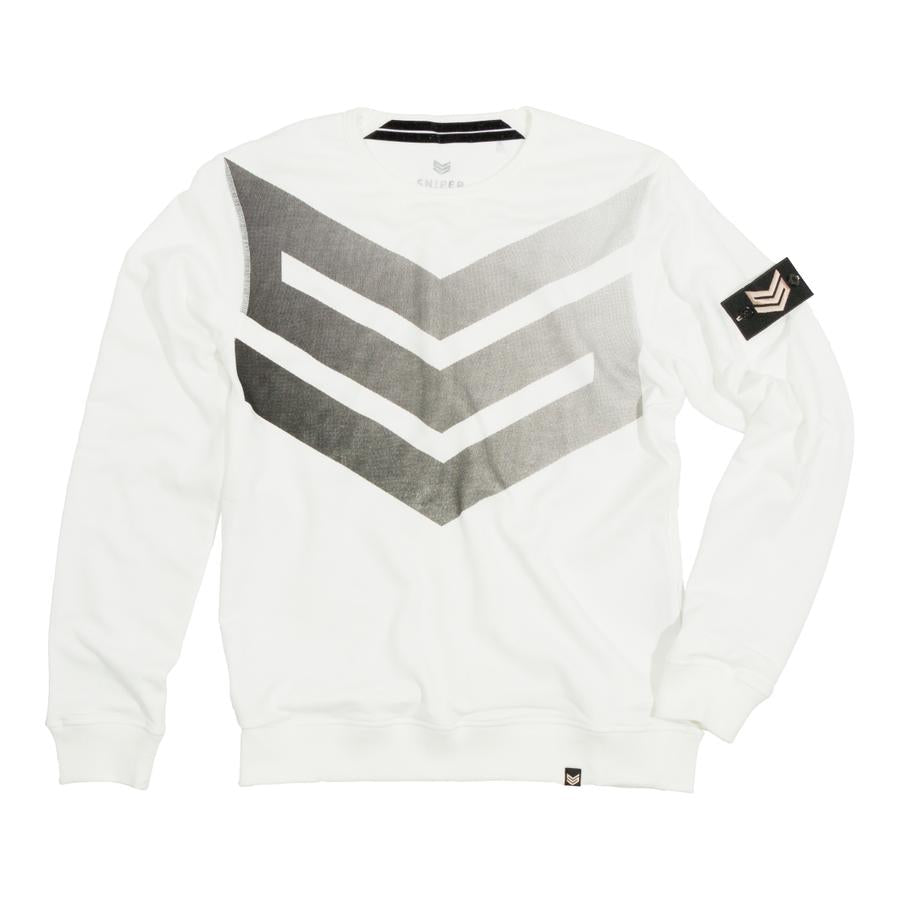 Big Logo Sweater - white