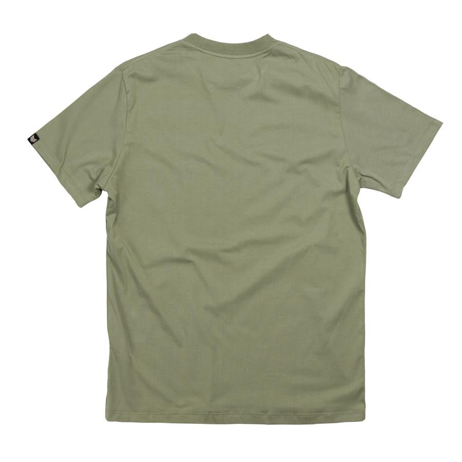 Star T - olive/white