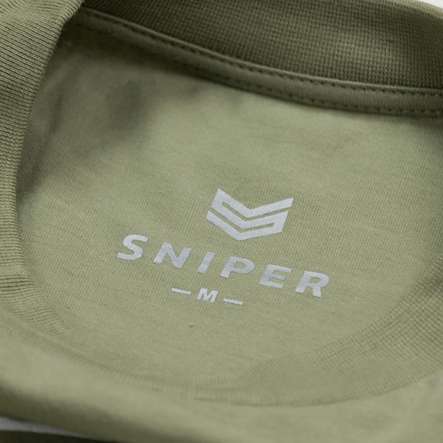 Star T - olive/white
