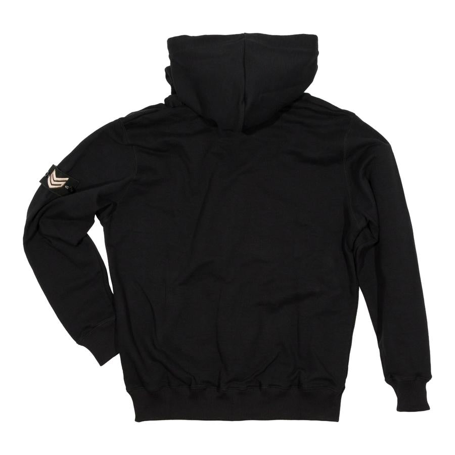 Star Zip Hoody - black