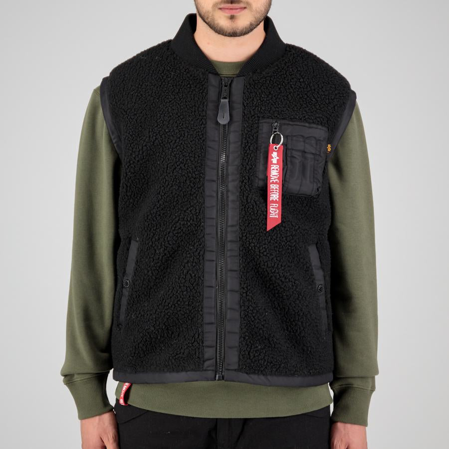Teddy Vest - black