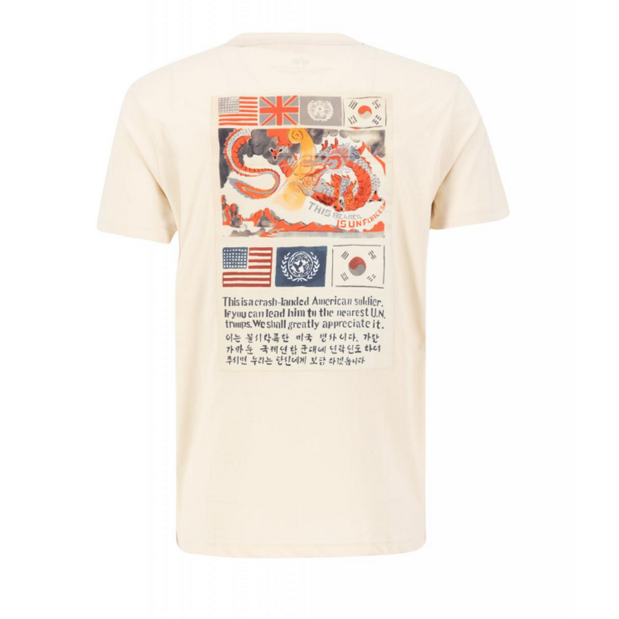 USN Blood Chit T 2 - jet stream white