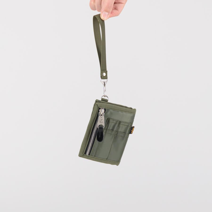 Utility Wallet - sage/orange