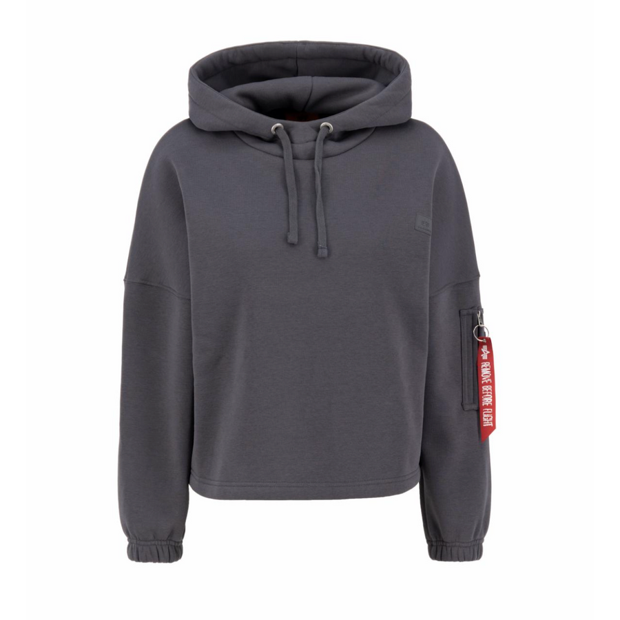 X-Fit Label OS Hoody Woman - vintage grey