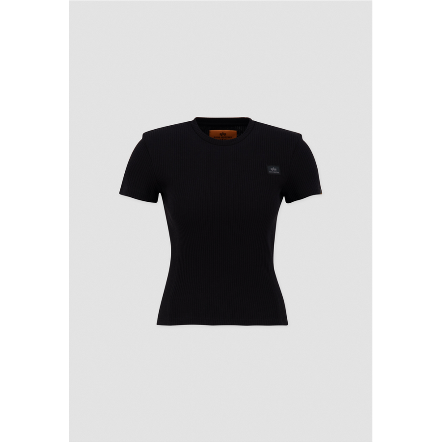 X-Fit Rib T Woman - black