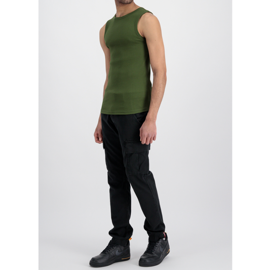 X-Fit Rib Tank - dark green