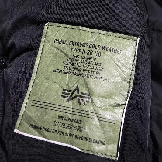 Cleaning instructions for Alpha outfits