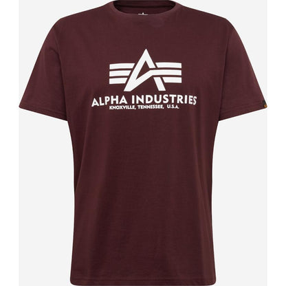 Basic T - deep maroon