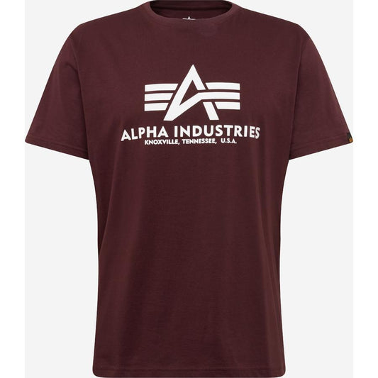 Basic T - deep maroon
