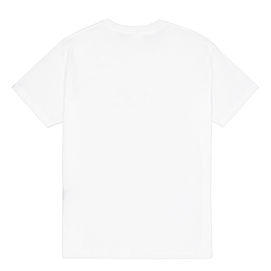Basic T Rubber - white/black