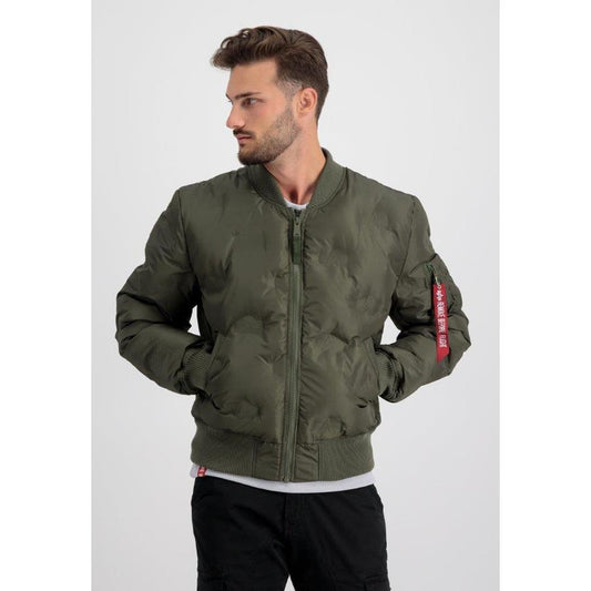 MA-1 EMB Logo Puffer - dark olive