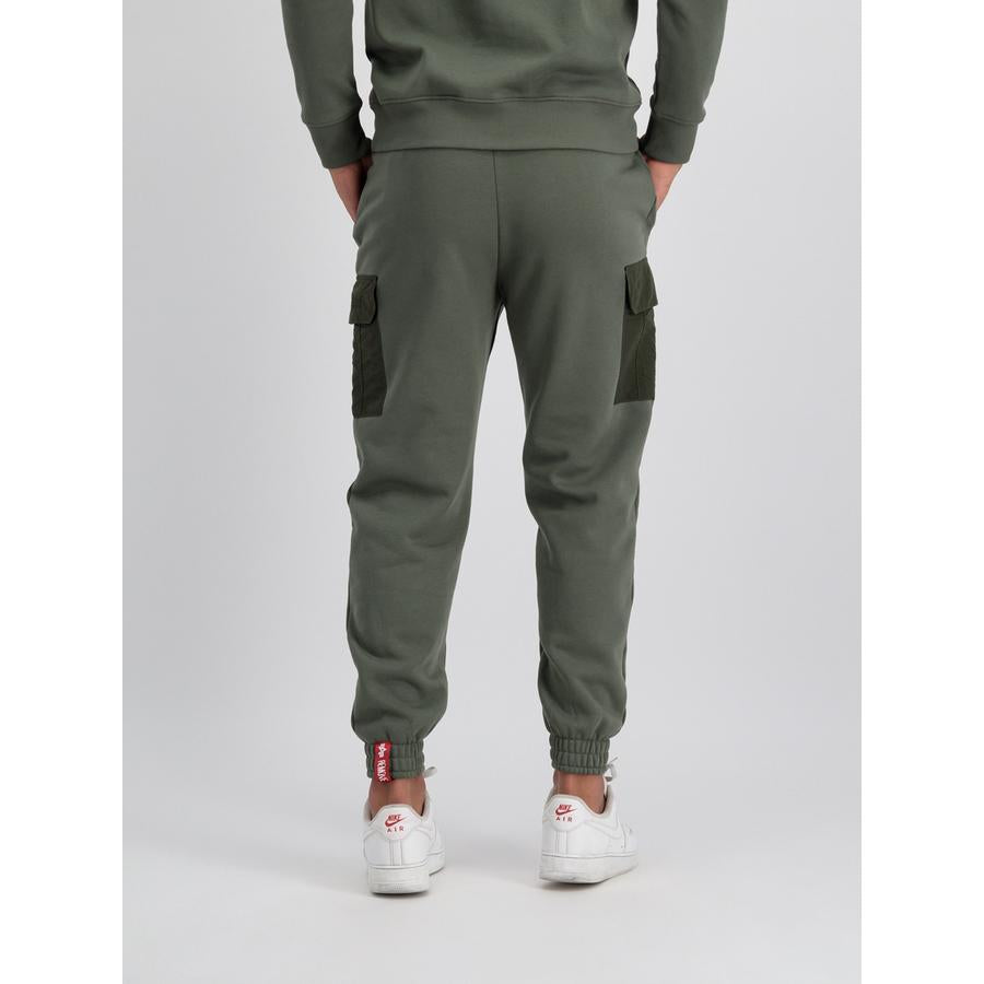 Sweat Nylon Cargo Jogger - dark olive
