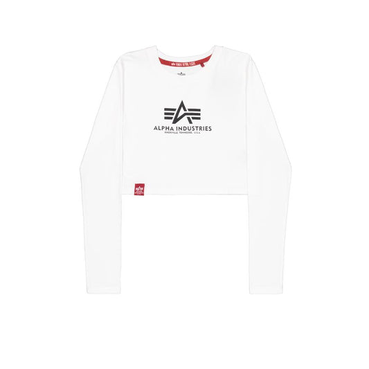 Basic Cropped LS - white