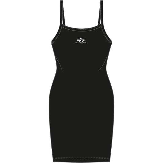 Basic Dress Small Logo Woman - black