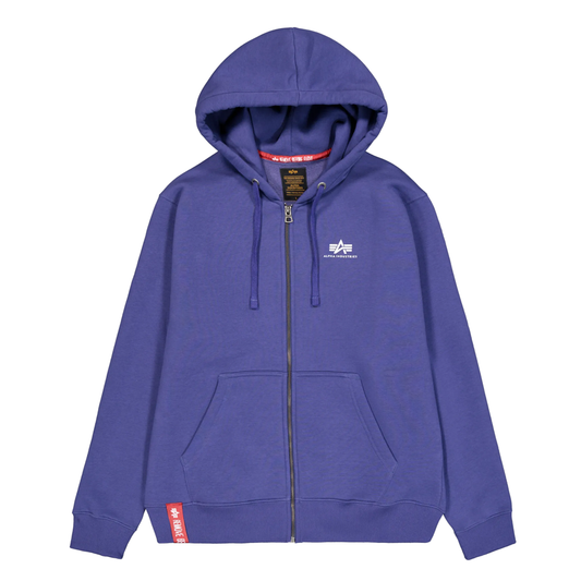 Basic Zip Hoodie SL - night purple