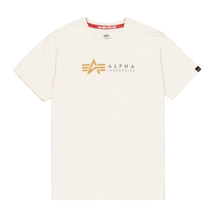Alpha Label T - vintage white