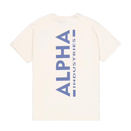Backprint T - vintage white
