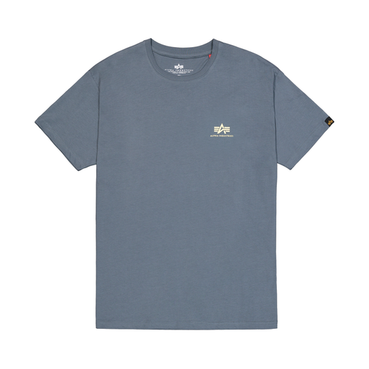 Backprint T - denim blue