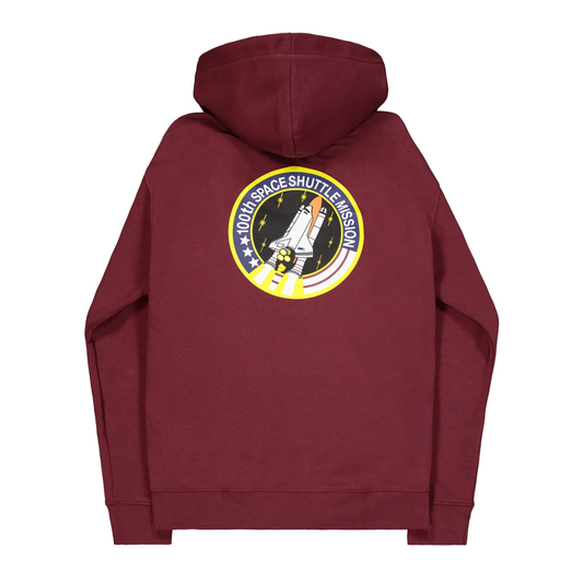 Space Shuttle SMU Hoodie - burgundy